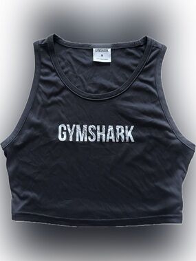 Gymshark Black Logo Tank Top